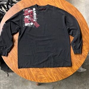 Black Graphic Men's Shirt